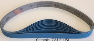 Ceramic (CAJ-PLUS) 1x30 sanding belts for knifemakers